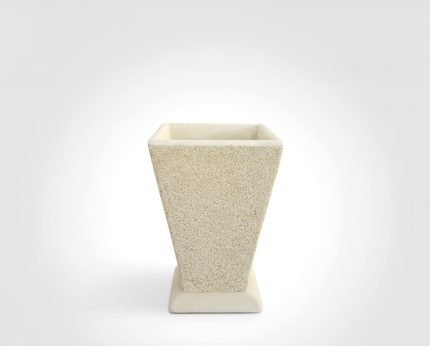 Vaso Quadrado Alto em Brita