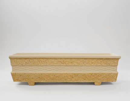 Floreira de brita com padrão pequeno