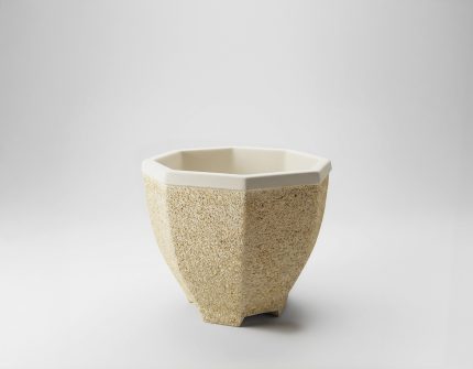 Vaso Oitavado em Brita