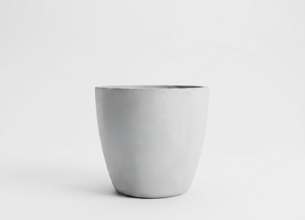 Vaso Porto 40 em cimento natural Godinho Concrete Design