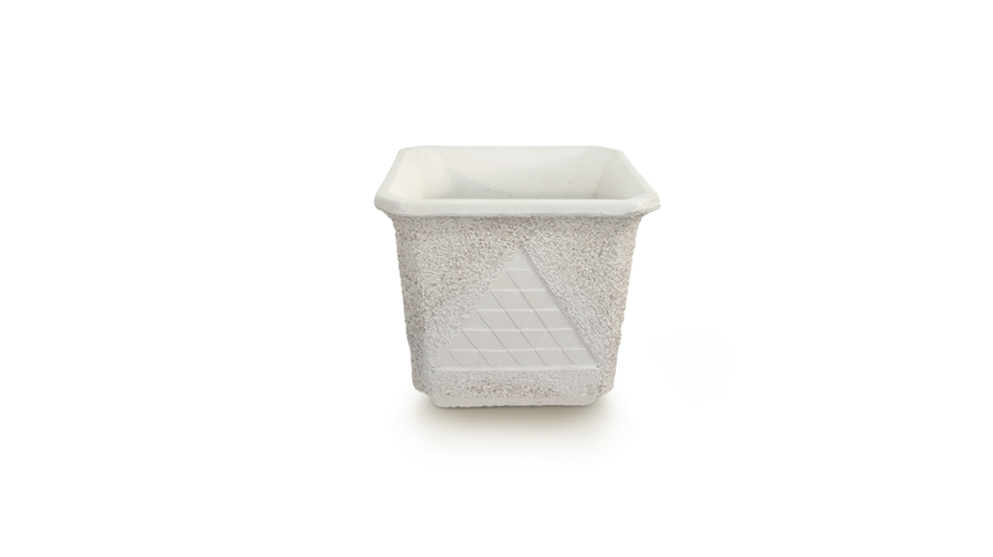 Vaso quadrado de triangulo
