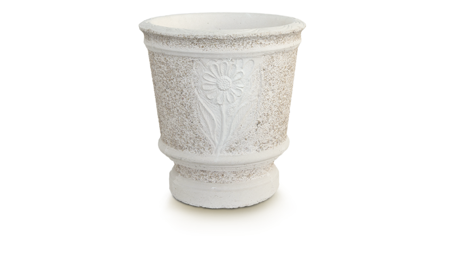 Vaso redondo flor fina